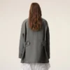 Chaqueta de trabajo de lana virgen gris Chaqueta de trabajo de lana virgen gris