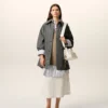 Chaqueta de trabajo de lana virgen gris Chaqueta de trabajo de lana virgen gris