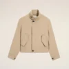 Chaqueta Harrington de lana nueva en color beige Chaqueta Harrington de lana nueva en color beige