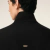 Chaqueta Harrington de lana nueva negra Chaqueta Harrington de lana nueva negra