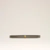 Cinturón Ami de Coeur con hebilla de 25 mm en piel marrón glaseada Cinturón Ami de Coeur con hebilla de 25 mm en piel marrón glaseada