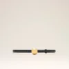 Cinturón fino de piel de vacuno negro
