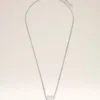 Collar con colgante Ami de Coeur de latón plateado Collar con colgante Ami de Coeur de latón plateado