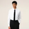 Corbata de seda granadina negra