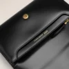 Cuero de vaca negro Cartera Paris Paris Continental Cuero de vaca negro Cartera Paris Paris Continental