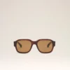 Gafas de sol de acetato marrón 75006 Gafas de sol de acetato marrón 75006