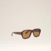 Gafas de sol de acetato marrón 75006 Gafas de sol de acetato marrón 75006