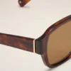 Gafas de sol de acetato marrón 75006 Gafas de sol de acetato marrón 75006