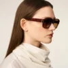 Gafas de sol de acetato marrón 75006 Gafas de sol de acetato marrón 75006