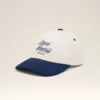 Gorra Ami Paris de algodón bicolor azul y blanco Gorra Ami Paris de algodón bicolor azul y blanco