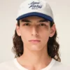 Gorra Ami Paris de algodón bicolor azul y blanco Gorra Ami Paris de algodón bicolor azul y blanco