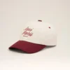 Gorra Ami Paris de algodón bicolor rojo y blanco Gorra Ami Paris de algodón bicolor rojo y blanco