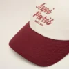 Gorra Ami Paris de algodón bicolor rojo y blanco Gorra Ami Paris de algodón bicolor rojo y blanco