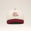 Gorra Ami Paris de algodón bicolor rojo y blanco Gorra Ami Paris de algodón bicolor rojo y blanco