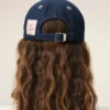 Gorra con parche lateral Ami Paris de denim azul Gorra con parche lateral Ami Paris de denim azul