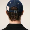 Gorra con parche lateral Ami Paris de denim azul Gorra con parche lateral Ami Paris de denim azul