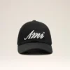 Gorra de algodón negro con parche de fieltro Ami Gorra de algodón negro con parche de fieltro Ami