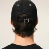 Gorra de algodón negro con parche de fieltro Ami de Coeur Gorra de algodón negro con parche de fieltro Ami de Coeur