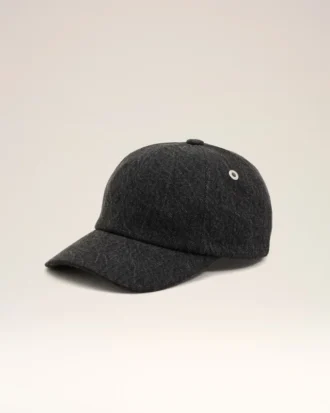 Gorra de denim negro con parche lateral Ami Paris Gorra de denim negro con parche lateral Ami Paris