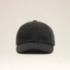 Gorra de denim negro con parche lateral Ami Paris Gorra de denim negro con parche lateral Ami Paris