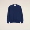 Jersey Ami de Coeur Sweater de cuello redondo en lana fina azul