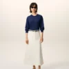 Jersey Ami de Coeur Sweater de cuello redondo en lana fina azul
