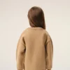 Jersey de cuello redondo Ami de Coeur de lana marrón Jersey de cuello redondo Ami de Coeur de lana marrón