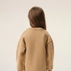 Jersey de cuello redondo Ami de Coeur de lana marrón Jersey de cuello redondo Ami de Coeur de lana marrón