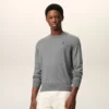 Jersey de cuello redondo de lana gris Ami de Coeur Sweater