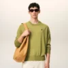 Jersey de cuello redondo de lana verde Ami de Coeur Sweater