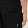 Pantalón corto Ami de Coeur de algodón negro Pantalón corto Ami de Coeur de algodón negro
