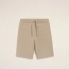 Pantalones cortos Ami de Coeur de algodón beige Pantalones cortos Ami de Coeur de algodón beige