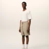 Pantalones cortos Ami de Coeur de algodón beige Pantalones cortos Ami de Coeur de algodón beige