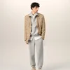 Pantalones de chándal Ami de Coeur de algodón gris