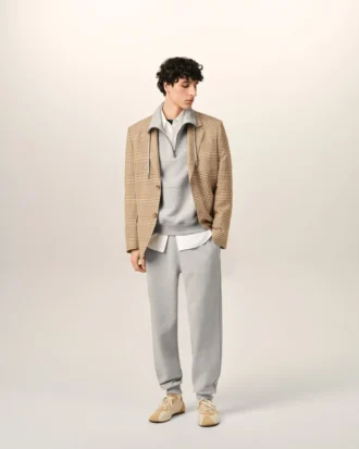 Pantalones de chándal Ami de Coeur de algodón gris