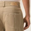 Pantalones de trabajo de algodón beige Pantalones de trabajo de algodón beige