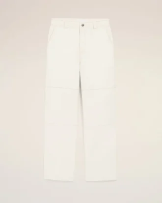 Pantalones de trabajo de algodón blanco