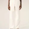 Pantalones de trabajo de algodón blanco Pantalones de trabajo de algodón blanco