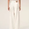 Pantalones de trabajo de algodón blanco
