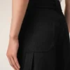 Pantalones de trabajo de lana virgen negros