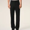 Pantalones rectos de lana negros Pantalones rectos de lana negros