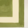 Pañuelo de algodón verde con estampado Ami de Coeur