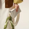 Pañuelo de algodón verde con estampado Ami de Coeur