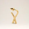 Pendientes de aro pequeños Ami de Coeur de latón dorado Pendientes de aro pequeños Ami de Coeur de latón dorado