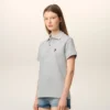Polo Ami de Coeur de algodón gris Polo Ami de Coeur de algodón gris