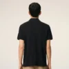 Polo Ami de Coeur de algodón negro de manga corta