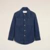 Sobrecamisa de algodón azul Ami de Coeur Sobrecamisa de algodón azul Ami de Coeur
