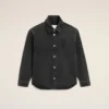Sobrecamiseta de punto de algodón negro Ami de Coeur Sobrecamiseta de punto de algodón negro Ami de Coeur