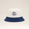 Sombrero Ami Paris de algodón azul y blanco
