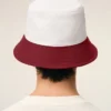 Sombrero Ami Paris de algodón rojo y blanco Sombrero Ami Paris de algodón rojo y blanco